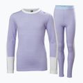 Vaikiškų termo apatinių komplektas Helly Hansen JR Lifa Merino Midweight bright lavender 5