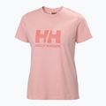 Moteriški marškinėliai Helly Hansen Logo 3.0 pink salt 4