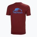 Vyriški marškinėliai Helly Hansen Nord Graphic mars red 5