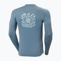 Vyriškas plaukimo marškinėliai ilgomis rankovėmis Helly Hansen Waterwear Rashguard washed navy 6