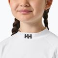 Vaikiška plaukimo palaidinė ilgomis rankovėmis Helly Hansen Waterwear Rashguard Jr white 3