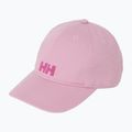 Vaikiška kepurė su snapeliu Helly Hansen Logo Jr pink lavender