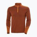 Vyriškas termoaktyvus džemperis Helly Hansen Lifa Merino Midweight 1/2 Zip iron oxide