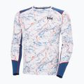 Vyriškas termoaktyvus džemperis Helly Hansen Lifa Active white slope map aop 5