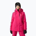 Moteriška slidinėjimo striukė Helly Hansen Powshot cranberry