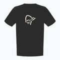 Vyriški marškinėliai NORRONA Cotton Viking caviar black/snowdrop 4