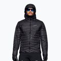 Vyriška pūsta striukė Norrona Trollveggen Down800 Super Light Hood Caviar Black