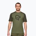 Vyriški žygio marškinėliai NORRONA Femund PureUll loden green