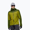 Vyriška lietpaltė NORRONA Falketind Gore-Tex golden lime/pesto
