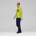 Vyriškas trekingo džemperis NORRONA Femund Warm1 Zip Neck golden lime/olive night 4