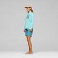 Moteriškas trekingo džemperis NORRONA Femund Warm1 Zip Neck aqua haze/trooper 4