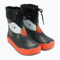 Vaikiški guminiai batai Viking Footwear Alv Barefoot Paw Print juodi 10