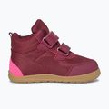 Vaikiški barefoot batai Viking Footwear Alv Barefoot Mid 2V Waterproof bordo spalvos 9
