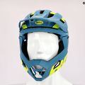 Bell FF Super Air R MIPS Spherical matinis blizgus mėlynas hi-viz dviračių šalmas 9