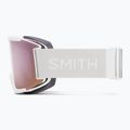 Slidinėjimo akiniai Smith Squad white vapor/chromapop everyday rose gold mirror 3