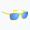 Vaikiški akiniai nuo saulės Polaroid PLD 8053/S matte yellow azure/blue mirror polarized
