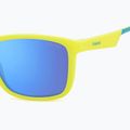 Vaikiški akiniai nuo saulės Polaroid PLD 8053/S matte yellow azure/blue mirror polarized 5