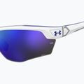 "Under Armour Yard Dual S3" matiniai balti mėlyni/mėlyni daugiasluoksniai oleofobiniai akiniai nuo saulės 7