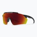 Akiniai nuo saulės Smith Ruckus matte black/chromapop red mirror 7