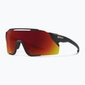 Akiniai nuo saulės Smith Attack MAG MTB matte black/chromapop red mirror