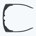 Vyriški akiniai nuo saulės Under Armour Glacial matte black/grey blue mirror silver polarized o 5
