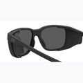 Vyriški akiniai nuo saulės Under Armour Glacial matte black/grey blue mirror silver polarized o 6