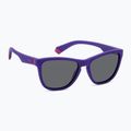 Vaikiški akiniai nuo saulės Polaroid PLD 8056/S matte violet/grey polarized