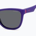 Vaikiški akiniai nuo saulės Polaroid PLD 8056/S matte violet/grey polarized 5