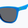 Vaikiški akiniai nuo saulės Polaroid PLD 8056/S matte blue/grey polarized 5