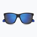 Vaikiški akiniai nuo saulės Polaroid PLD 8057/S matte black/blue mirror polarized 4
