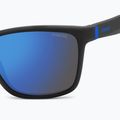 Vaikiški akiniai nuo saulės Polaroid PLD 8057/S matte black/blue mirror polarized 5