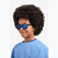 Vaikiški akiniai nuo saulės Polaroid PLD 8057/S matte black/blue mirror polarized 7