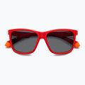 Vaikiški akiniai nuo saulės Polaroid PLD 8057/S matte red/grey polarized 4
