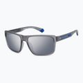 Vyriški akiniai nuo saulės Polaroid PLD 2158/S matte grey/grey silver mirror polarized 2