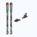 Vaikiškos kalnų slidės + apkaustai HEAD  Monster Easy JRS + Jrs 7.5 GW CA white/black