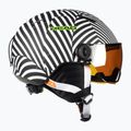 HEAD Mojo Visor S2 vaikiškas slidinėjimo šalmas baltai juodas 328152 4