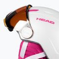 HEAD Maja Visor S2 vaikiškas slidinėjimo šalmas baltas 328172 6