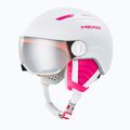 HEAD Maja Visor S2 vaikiškas slidinėjimo šalmas baltas 328172 8