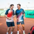 HEAD Performance vyriški tamsiai mėlyni teniso šortai 811423NV 7