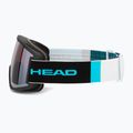 Slidinėjimo akiniai HEAD Contex Pro 5K Race chrome/red/5k chrome/orange 5
