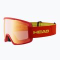 Slidinėjimo akiniai HEAD Contex red/red/fmr yellow red