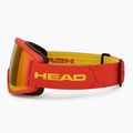 Slidinėjimo akiniai HEAD Contex red/red/fmr yellow red 4