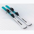 Vaikiškos kalnų slidės HEAD Supershape Team Easy JRS + apkaustai Jrs 4.5 GW CA white/blue 8