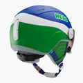 Vaikiškas slidinėjimo šalmas Head Mojo Visor Jr blue/green/silver red 2