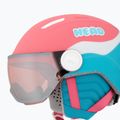 Vaikiškas slidinėjimo šalmas HEAD Maja Visor pink/blue/silver red 7
