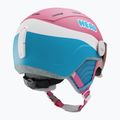 Vaikiškas slidinėjimo šalmas HEAD Maja Visor pink/blue/silver red 2