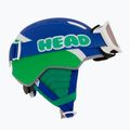 Vaikiškas slidinėjimo šalmas HEAD Mojo Set + Gogle Jr blue/green/silver red 6