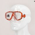 TUSA Ceos nardymo kaukė Orange Clear 212 7
