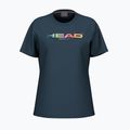 Moteriški teniso marškinėliai HEAD Rainbow W navy
