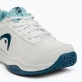 Vaikiški teniso batai HEAD Sprint Court 4.0 white/ turquise 7